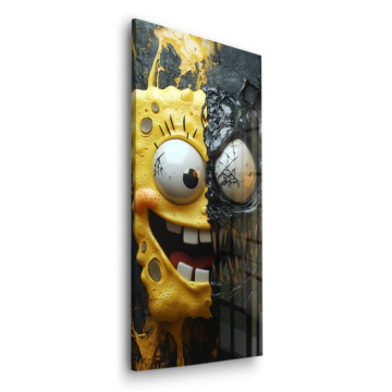 Dualität inspiriert von SpongeBob - Acrylglasbild