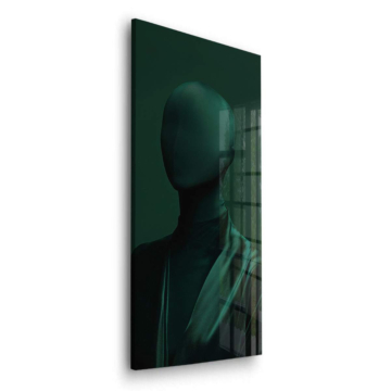 Dunkle gesichtslose Figur - Acrylglasbild
