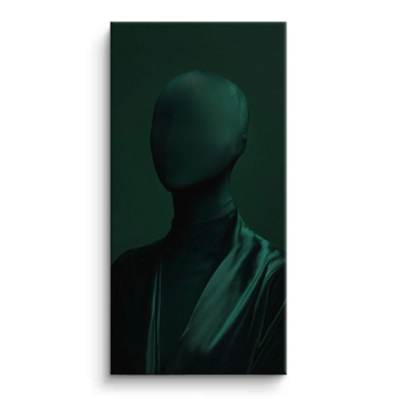 Dunkle gesichtslose Figur - Leinwandbild