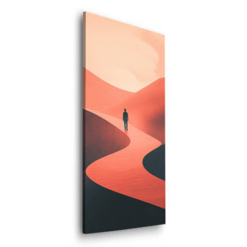Minimaliste désert solitude - tableau Dibond mat
