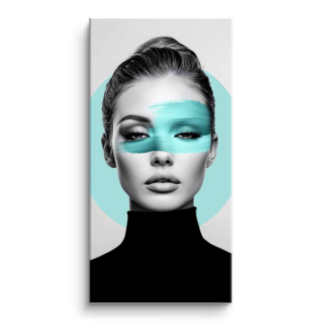 Aqua Mask Fashion Portrait PVC Matt Art