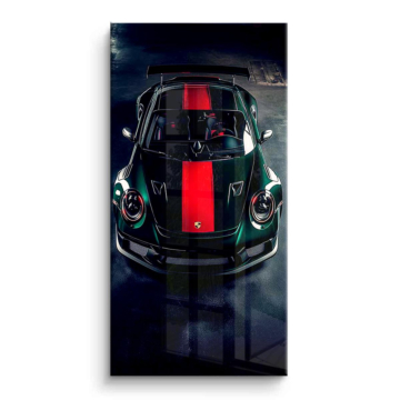 Porsche Inspired Racing Stripe PVC Gloss Art