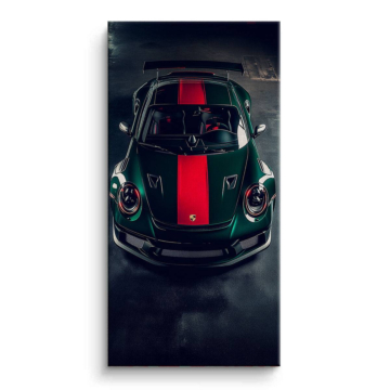 Porsche Inspired Racing Stripe Canvas Art