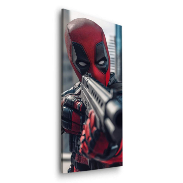Urbano vigilante inspirado en Deadpool - cuadro Dibond mate