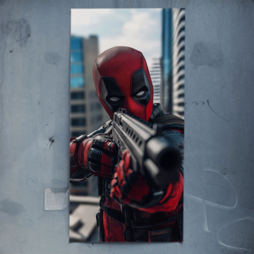 Urbaner Rächer inspiriert von Deadpool - Poster
