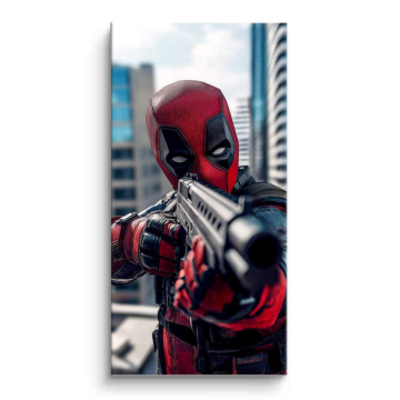 Deadpool Inspired Urban Vigilante PVC Matt Art