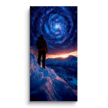 Cosmic Portal Mountain PVC Matt Art