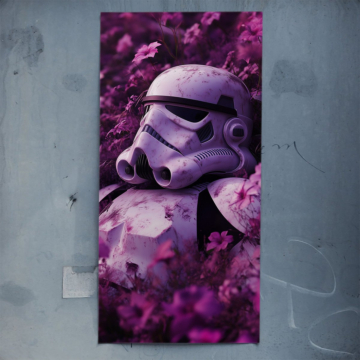 Star Wars Inspired Stormtrooper Flowers Poster Art