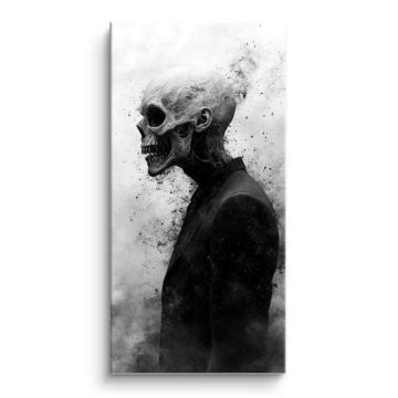 Smoking Skull Profile PVC Matt Art