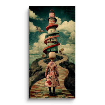Spiral Lighthouse Journey PVC Matt Art