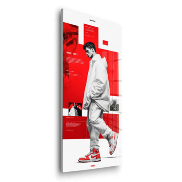 Estilo urbano inspirado en Nike - cuadro en vidrio acrílico