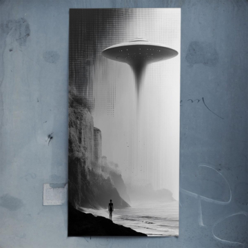 Monochrome OVNI rencontre - poster