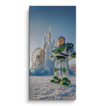 Buzz Lightyear Inspired Frozen Adventure Canvas Art