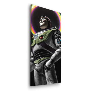 Portret z aureolą inspirowany Buzzem Astralem - obraz na dibondzie matowym