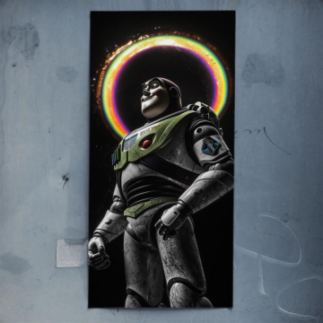 Halo Porträt inspiriert von Buzz Lightyear - Poster