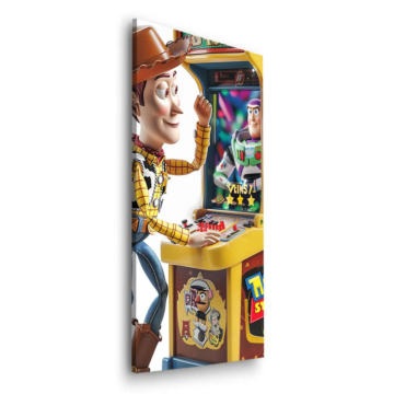 Arcade inspirowany zabawkowy Story - obraz na dibondzie matowym