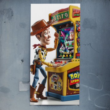 Spielhallenmotiv inspiriert von Toy Story - Poster