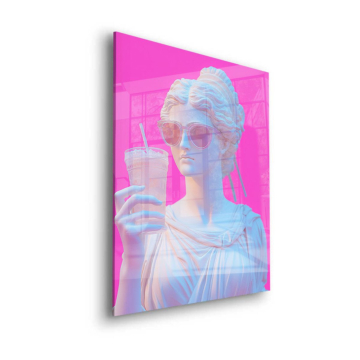 Pop Goddess Statue Acrylic Glass Art