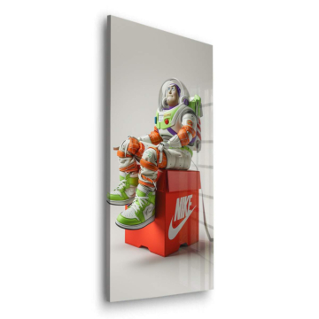 Astronaut Sneakers inspiriert von Nike - Acrylglasbild