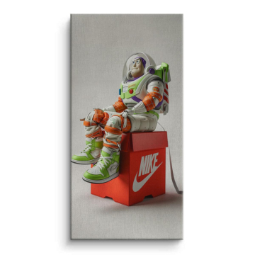 Nike Inspired Astronaut Sneakers Canvas Art