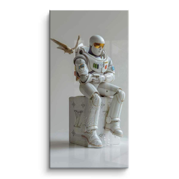 Astronaut Figur Companio - PVC-Bild glänzend