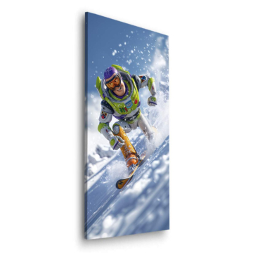 Snowboard inspirowany Buzzem Astralem - obraz na dibondzie matowym