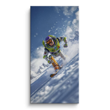 Buzz Lightyear Inspired Snowboard Canvas Art