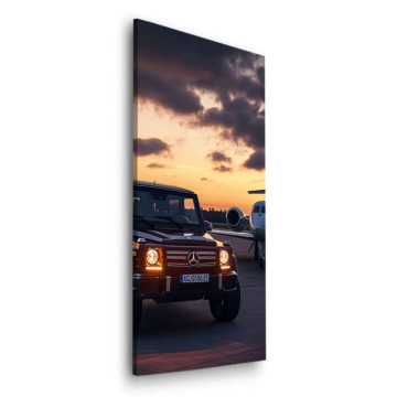 Mercedes G Wagon Dusk Drive Dibond Matt Art