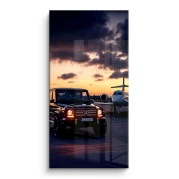 Mercedes G Wagon Dusk Drive PVC Gloss Art