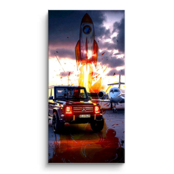 Mercedes G Wagon Rocket Launch PVC Matt Art