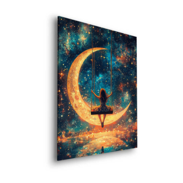 Luna Swing celestial - cuadro Dibond mate
