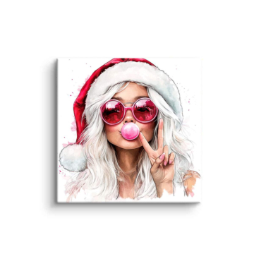 Christmas Glam Woman PVC Matt Art