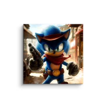 Wild West inspiriert von Sonic - PVC-Bild matt