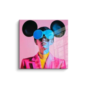 Mickey Mouse Inspired Fashion Portrait PVC Gloss Art