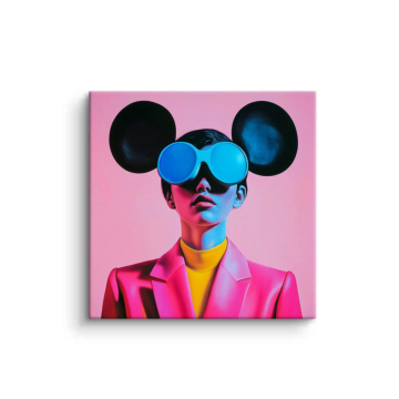Mickey Mouse Inspired Fashion Portrait PVC Matt Art
