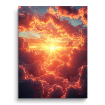 Radiant Cloud Sunset PVC Matt Art