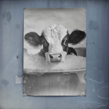 Bubbly calf bain - poster