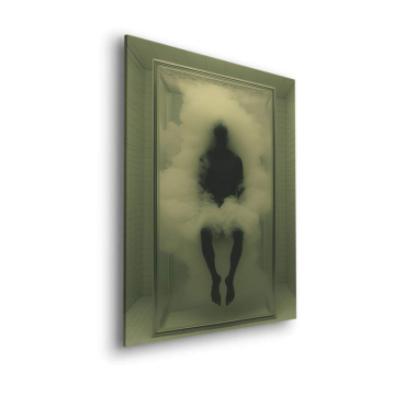 Figura frosted glass - cuadro Dibond mate