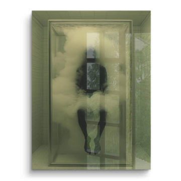 Figura frosted glass - cuadro PVC brillante