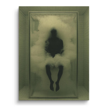 Figura frosted glass - cuadro en lienzo