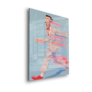 Blurred Sprint Runner Acrylic Glass Art
