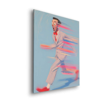 Blurred Sprint Runner Dibond Matt Art
