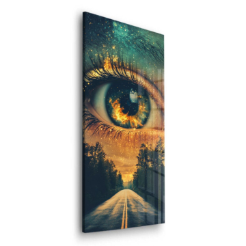 Straße durch Augengalaxie - Acrylglasbild