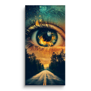Eye Galaxy Road PVC Matt Art