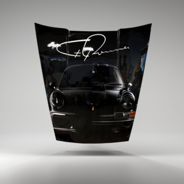Porsche 911 Hood Motorsport Wall Art - Design 26, Gloss Finish