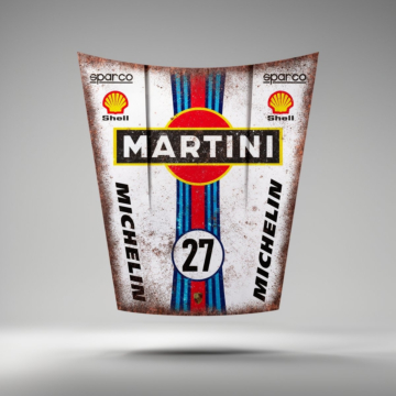 Porsche 911 Hood Luxury Automotive Decor - Design 33, Gloss Finish