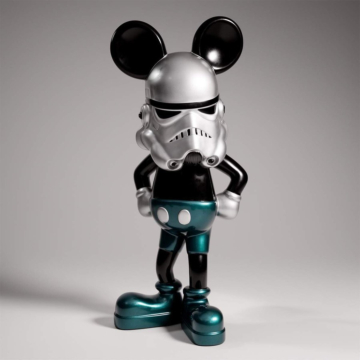 Green Satin Decorative Stormtrooper Sculpture, 120 cm