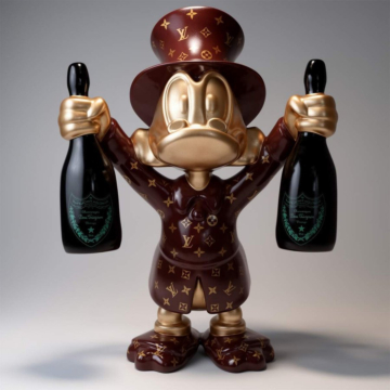 Gloss Scrooge Duck Character Sculpture