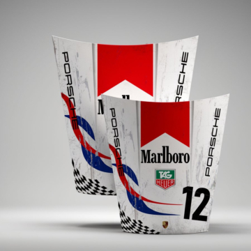 Porsche 911 Hood Motorsport Wall Art - Design 32, Gloss Finish