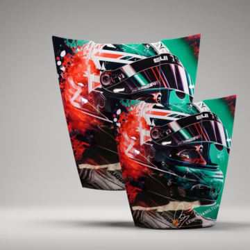 Porsche 911 Hood Motorsport Wall Art - Design 21, Gloss Finish